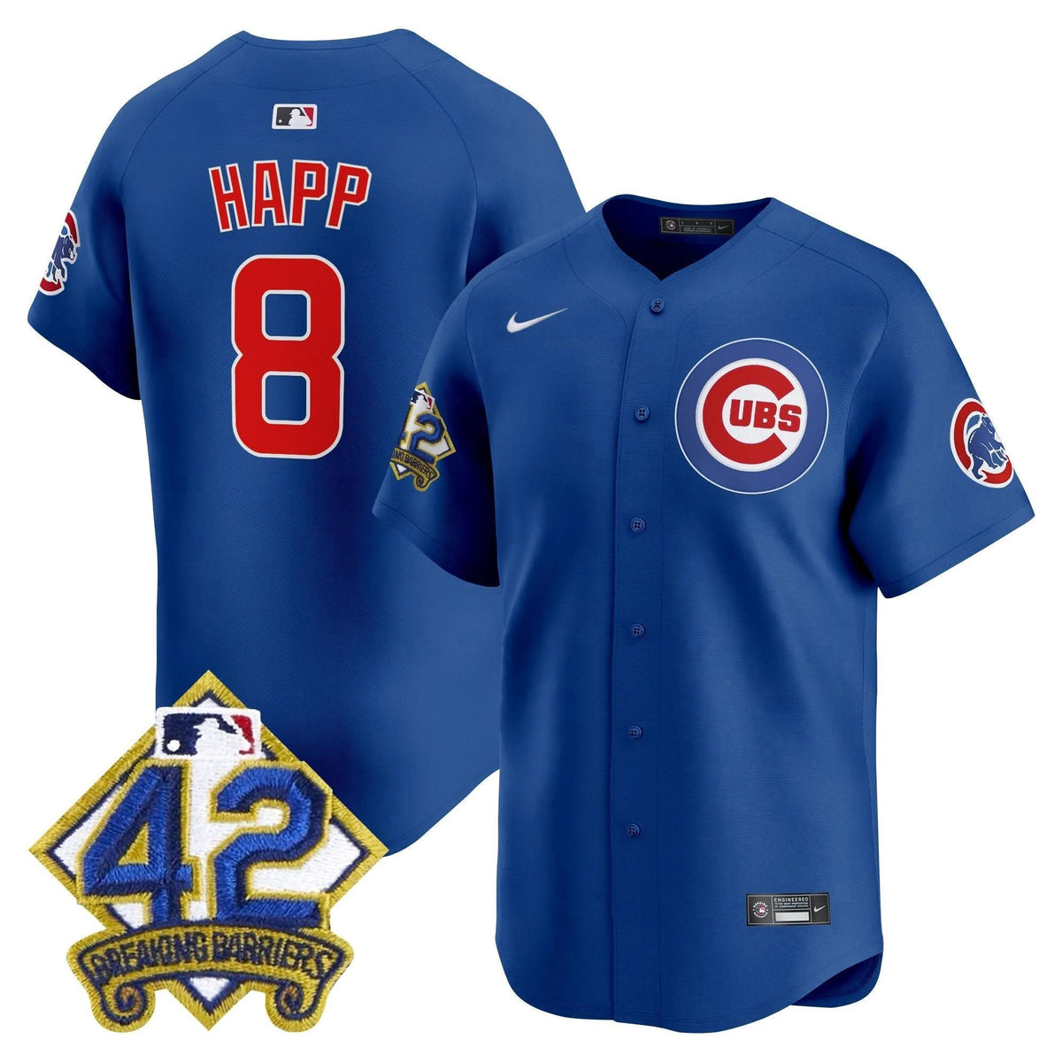 CC 2025 Jackie Robinson Patch Vapor Premier Limited Jersey - Stitched