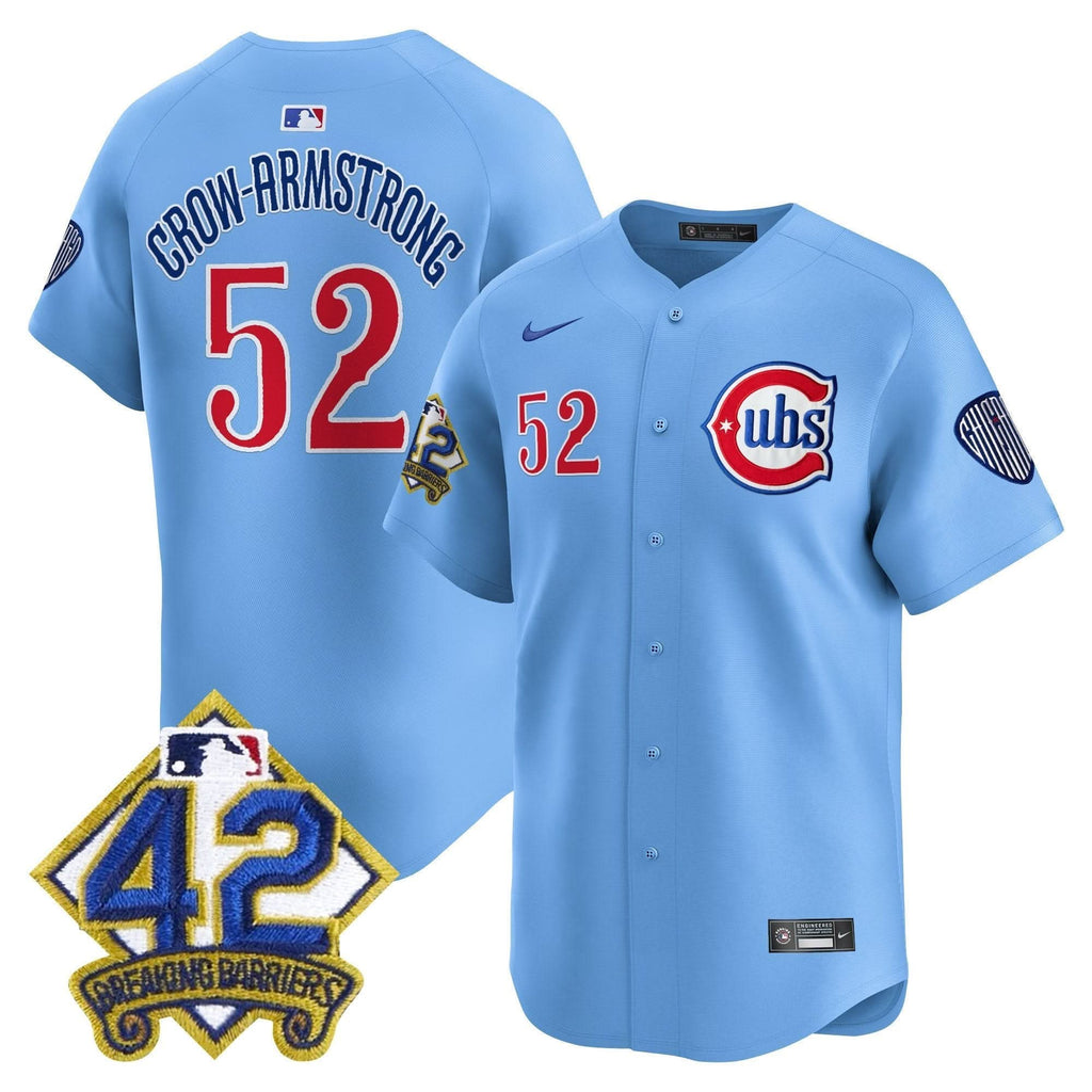 CC 2025 Jackie Robinson Patch Vapor Premier Limited Jersey - Stitched