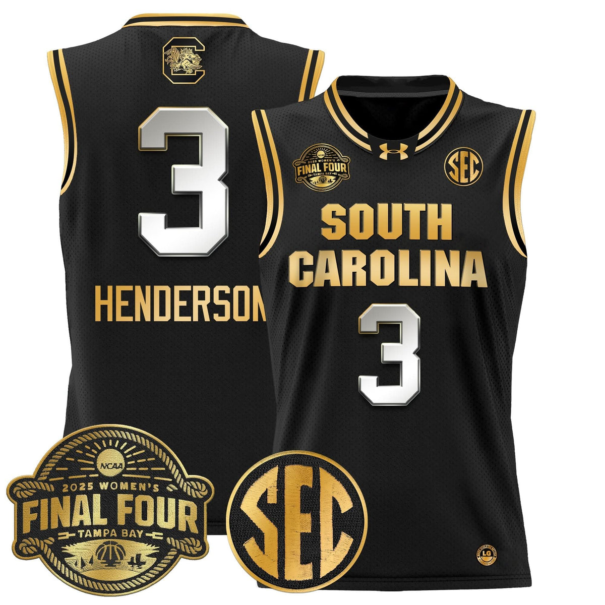SCG 2025 Sec Women's Final Four Patch Lightweight Basketball Jersey - Stitched