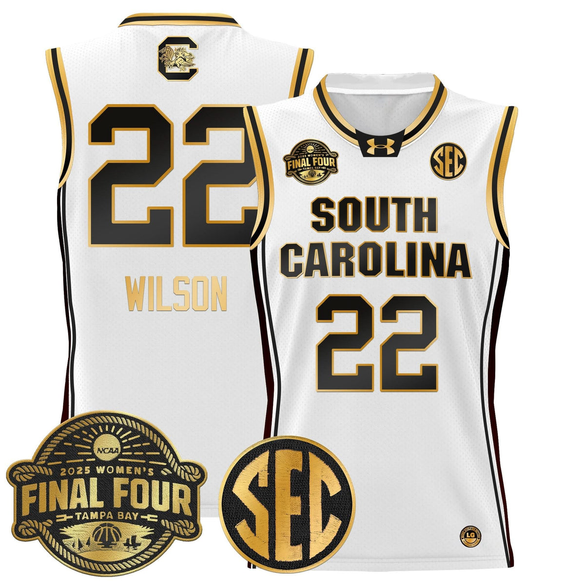 SCG 2025 Sec Women's Final Four Patch Lightweight Basketball Jersey - Stitched