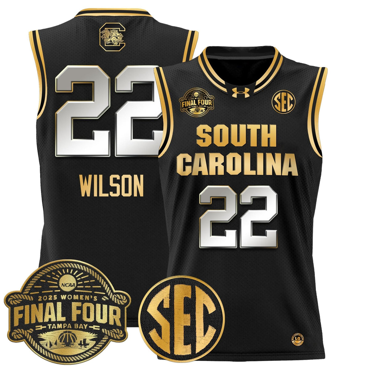 SCG 2025 Sec Women's Final Four Patch Lightweight Basketball Jersey - Stitched