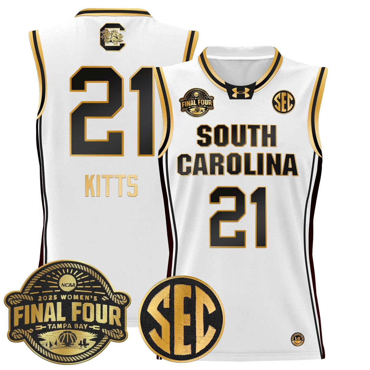 SCG 2025 Sec Women's Final Four Patch Lightweight Basketball Jersey - Stitched