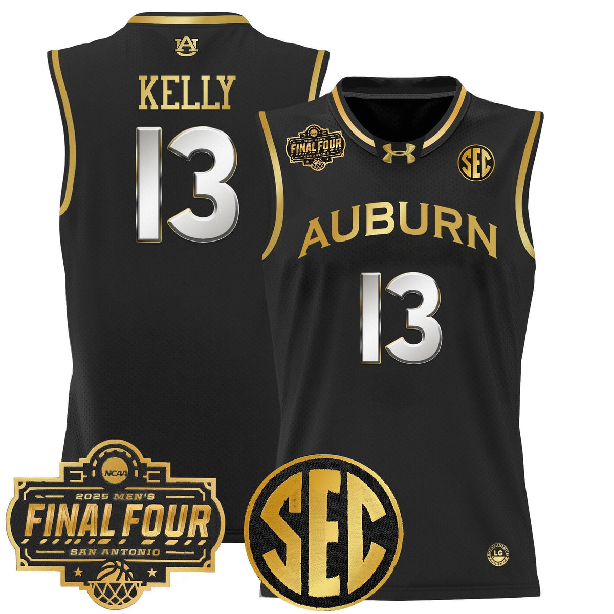 AT 2025 Final Four Patch Lightweight Basketball Jersey - Stitched