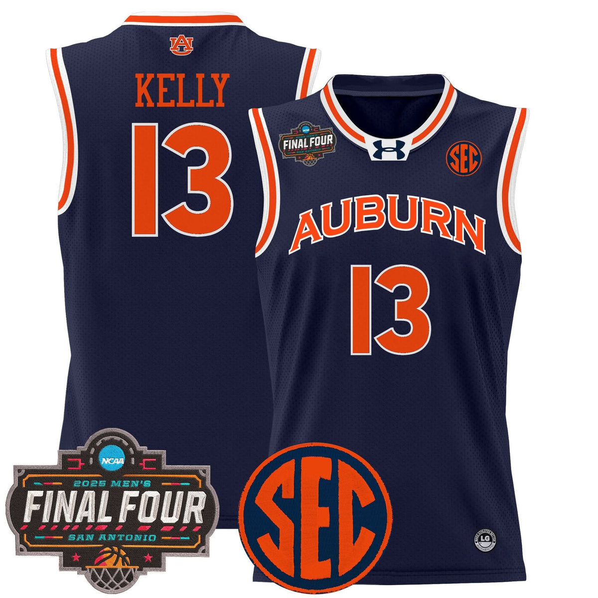 AT 2025 Final Four Patch Lightweight Basketball Jersey - Stitched