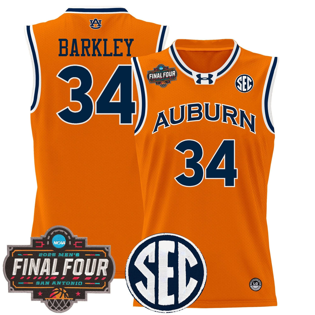 AT 2025 Final Four Patch Lightweight Basketball Jersey - Stitched