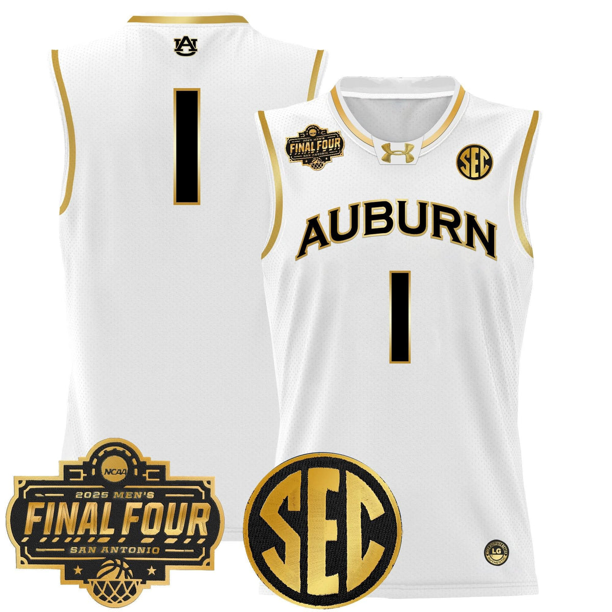 AT 2025 Final Four Patch Lightweight Basketball Jersey - Stitched