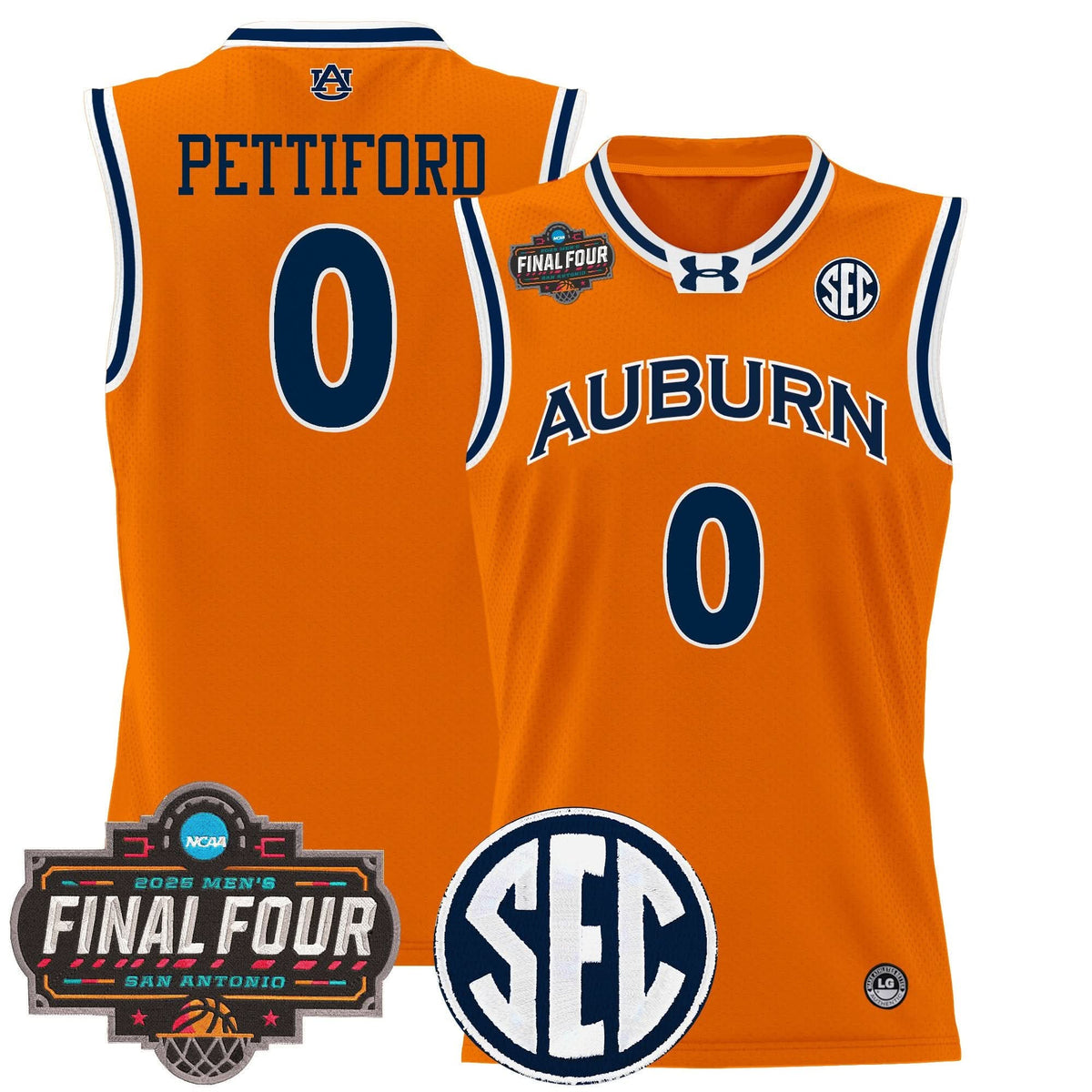 AT 2025 Final Four Patch Lightweight Basketball Jersey - Stitched