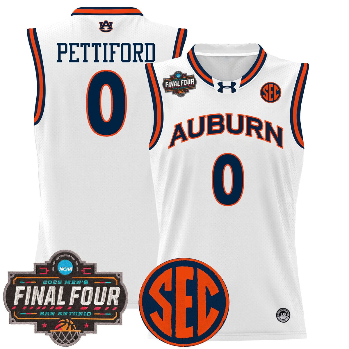 AT 2025 Final Four Patch Lightweight Basketball Jersey - Stitched