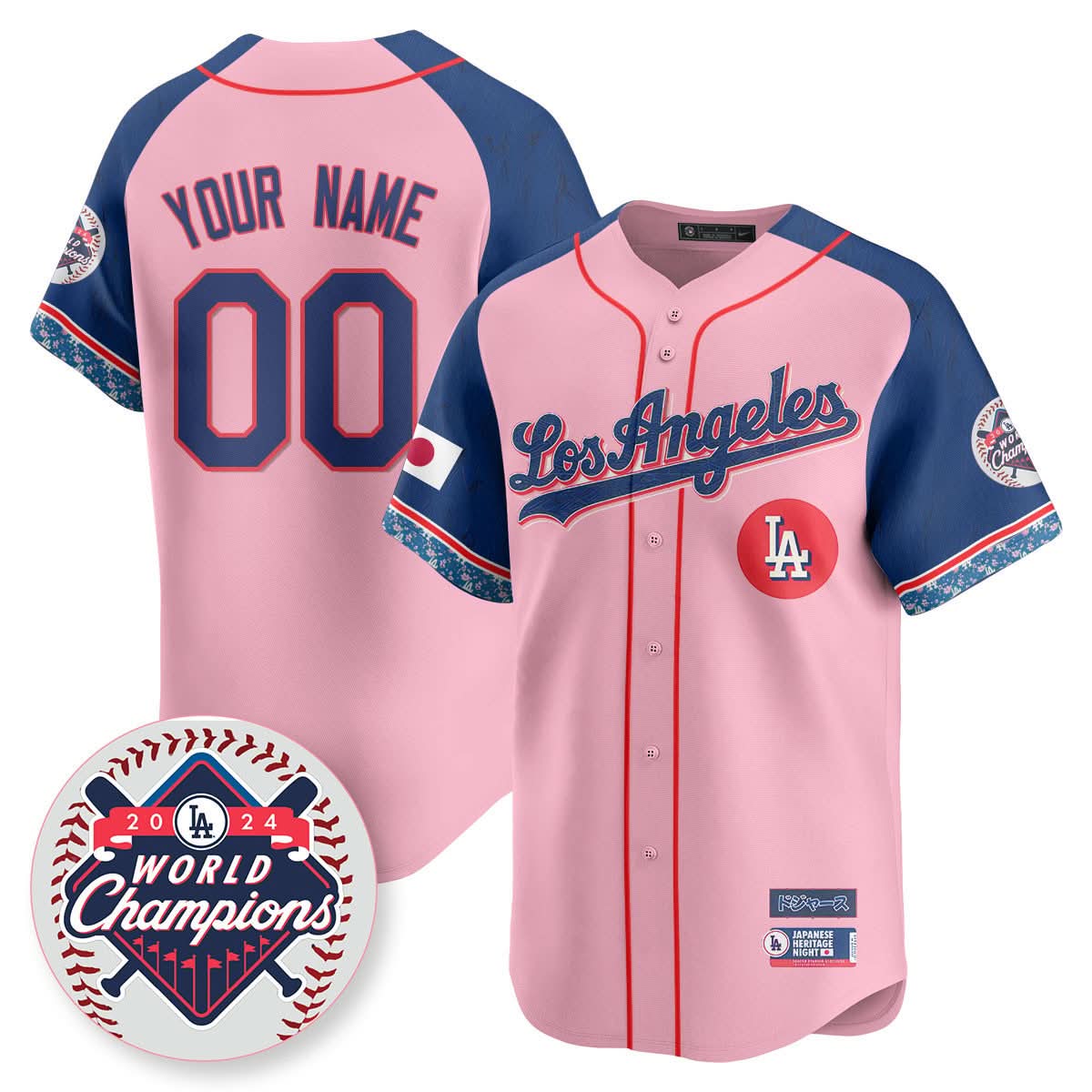 Custom Gender/Name LAD Japanese Heritage Night Jersey - Stitched