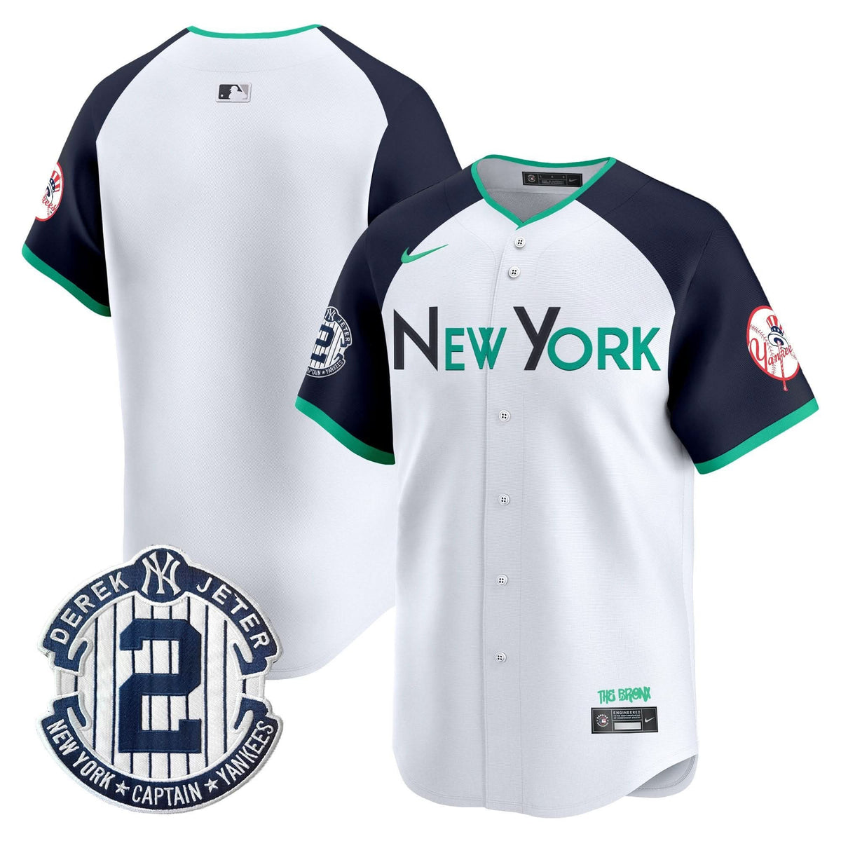 NYY City Connect Vapor Premier Limited Jersey - Stitched