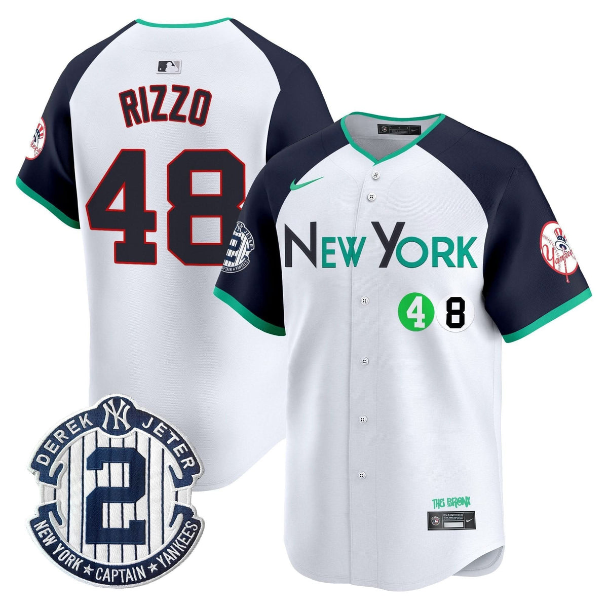 NYY City Connect Vapor Premier Limited Jersey - Stitched