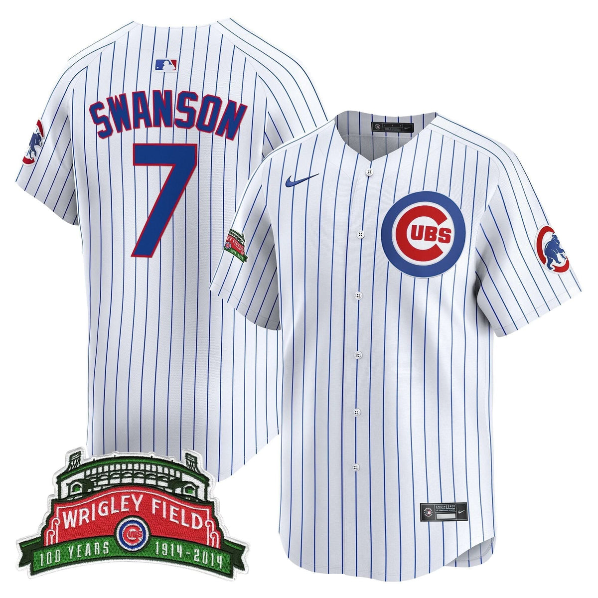 CC Wrigley Field Style Vapor Premier Limited Jersey - Stitched
