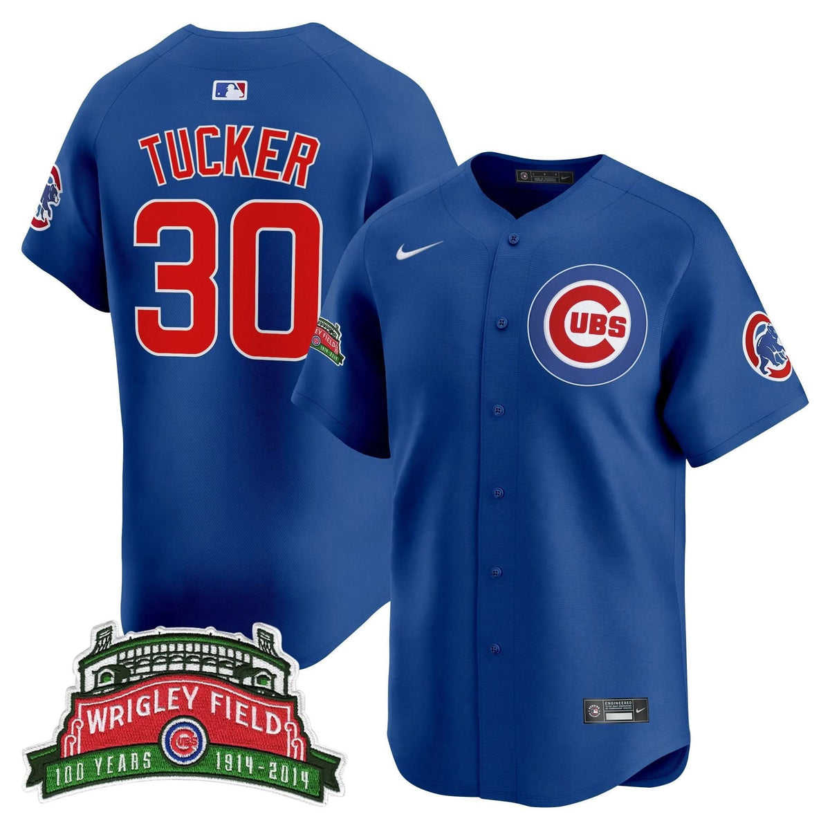 CC Wrigley Field Style Vapor Premier Limited Jersey - Stitched