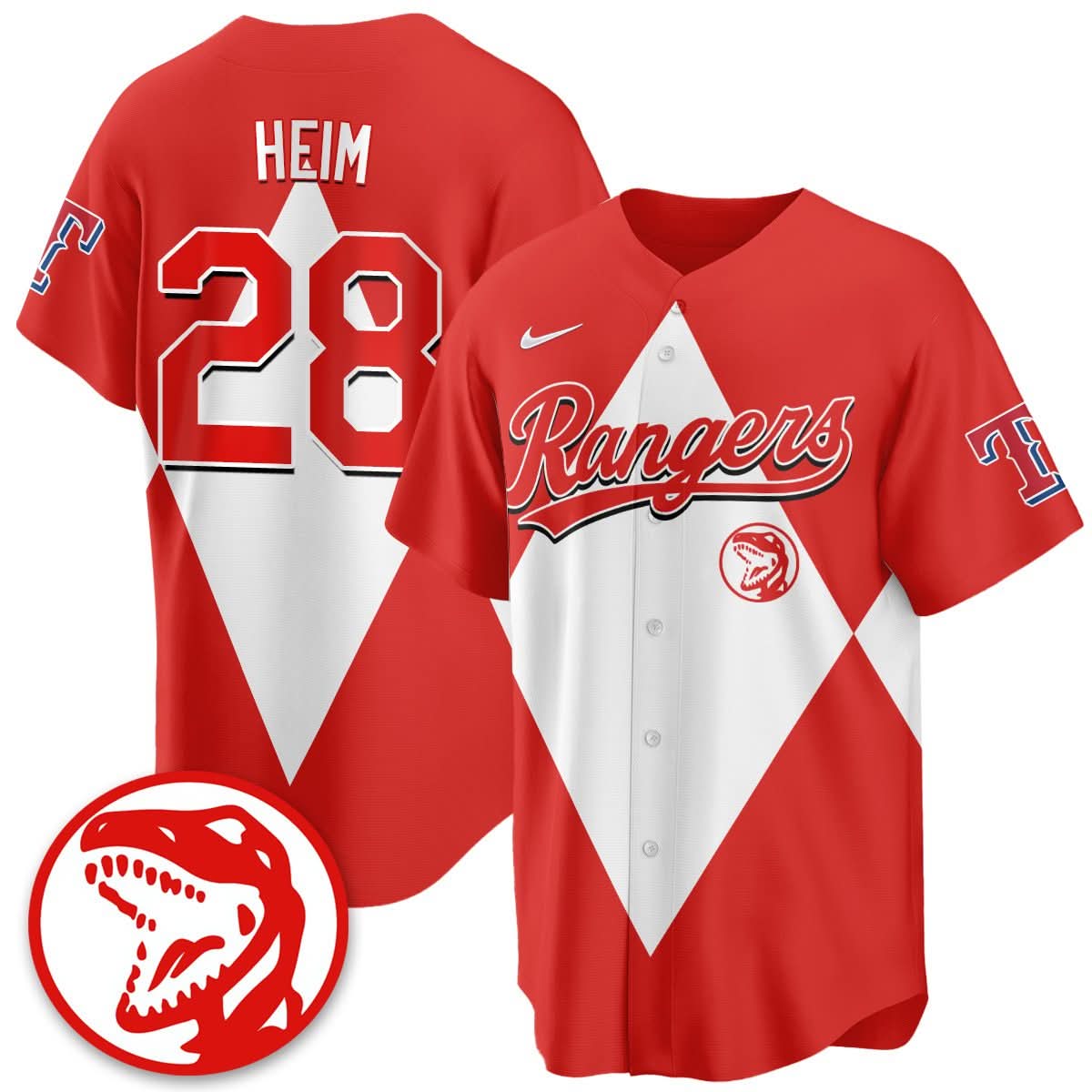 TR Power Rangers Limited Jersey - Stitched
