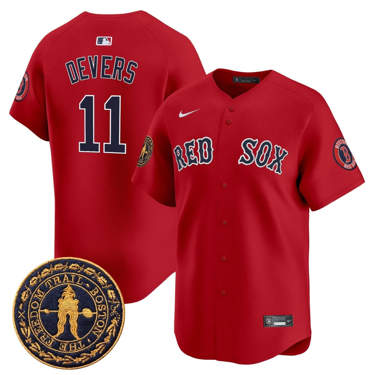 BRS Freedom Trail Patch Vapor Premier Limited Jersey - Stitched