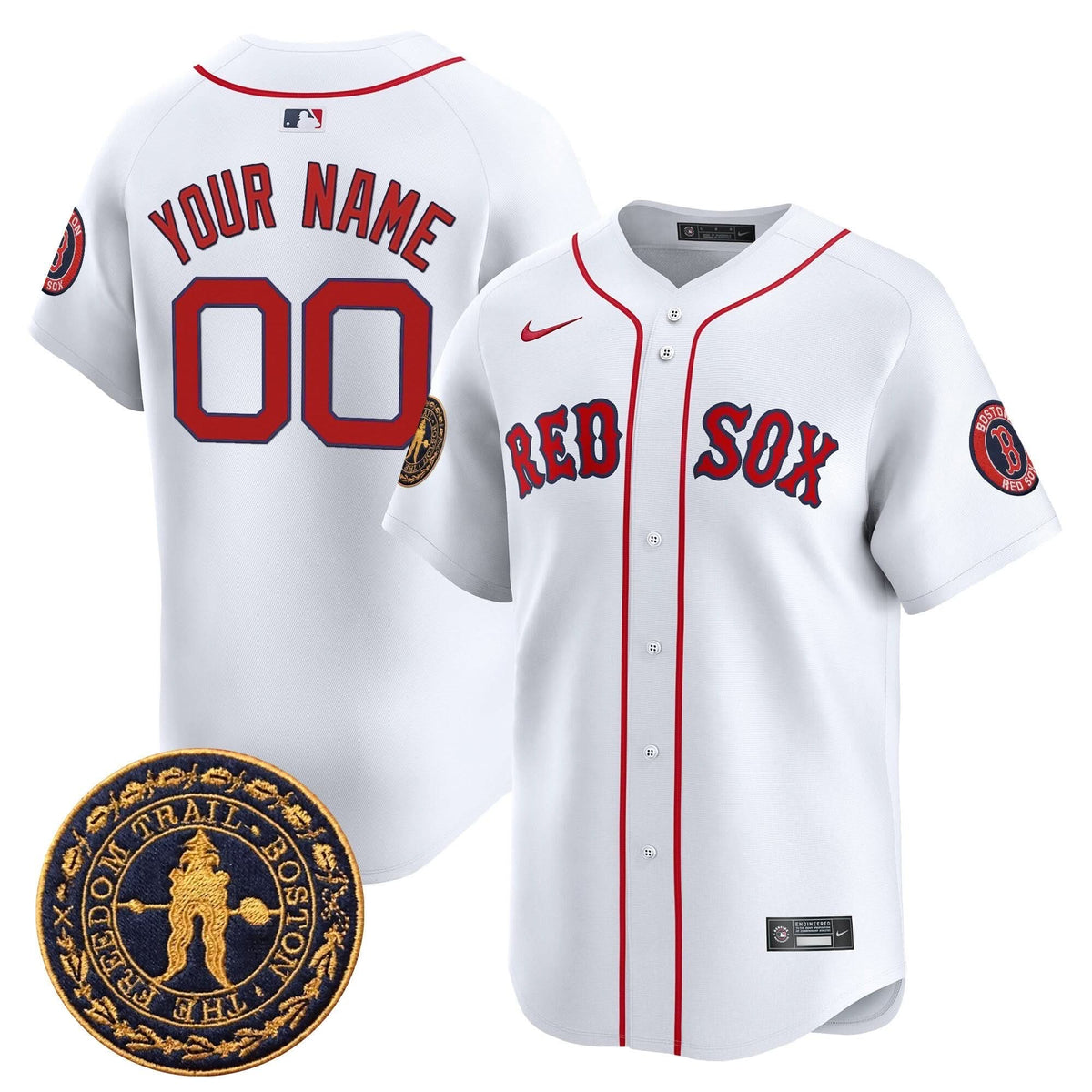BRS Freedom Trail Patch Vapor Premier Limited Custom Jersey - Stitched