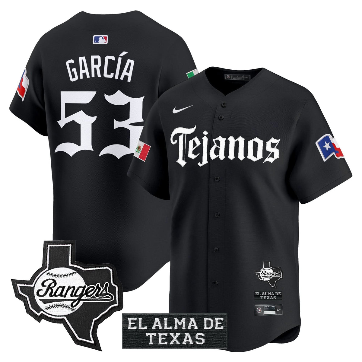 TR Mexico Tejano Barrio Style Vapor Premier Limited Jersey - Stitched