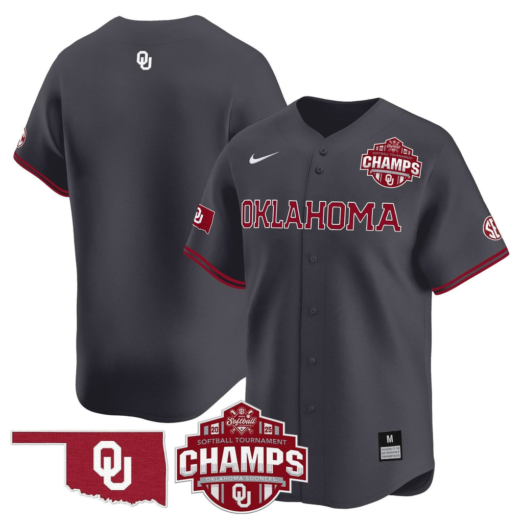 OS 2025 SEC Softball Conference Tournament Champions Patch Vapor Premier Limited Jersey - Stitched
