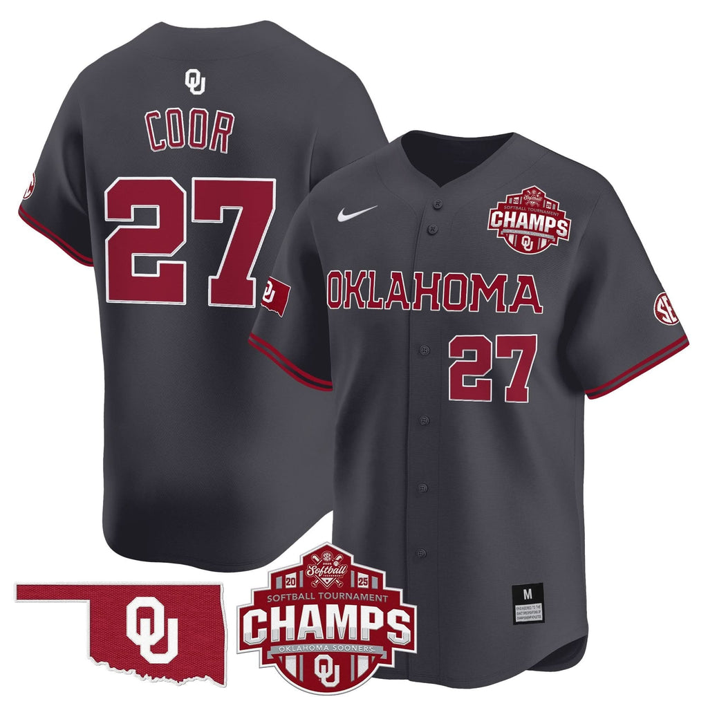 OS 2025 SEC Softball Conference Tournament Champions Patch Vapor Premier Limited Jersey - Stitched