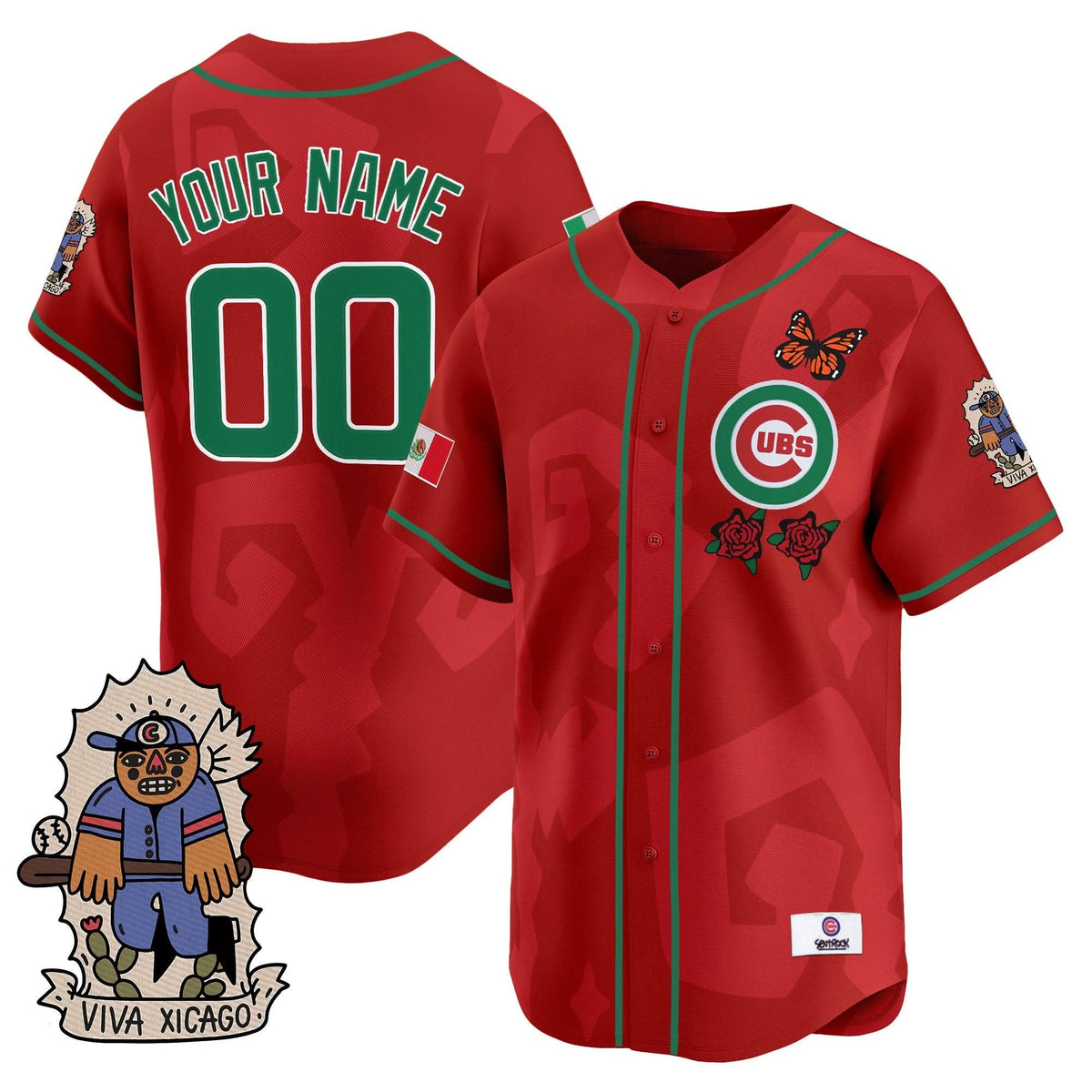 2025 CC Mexican Heritage Vapor Premier Limited Custom Jersey - Stitched