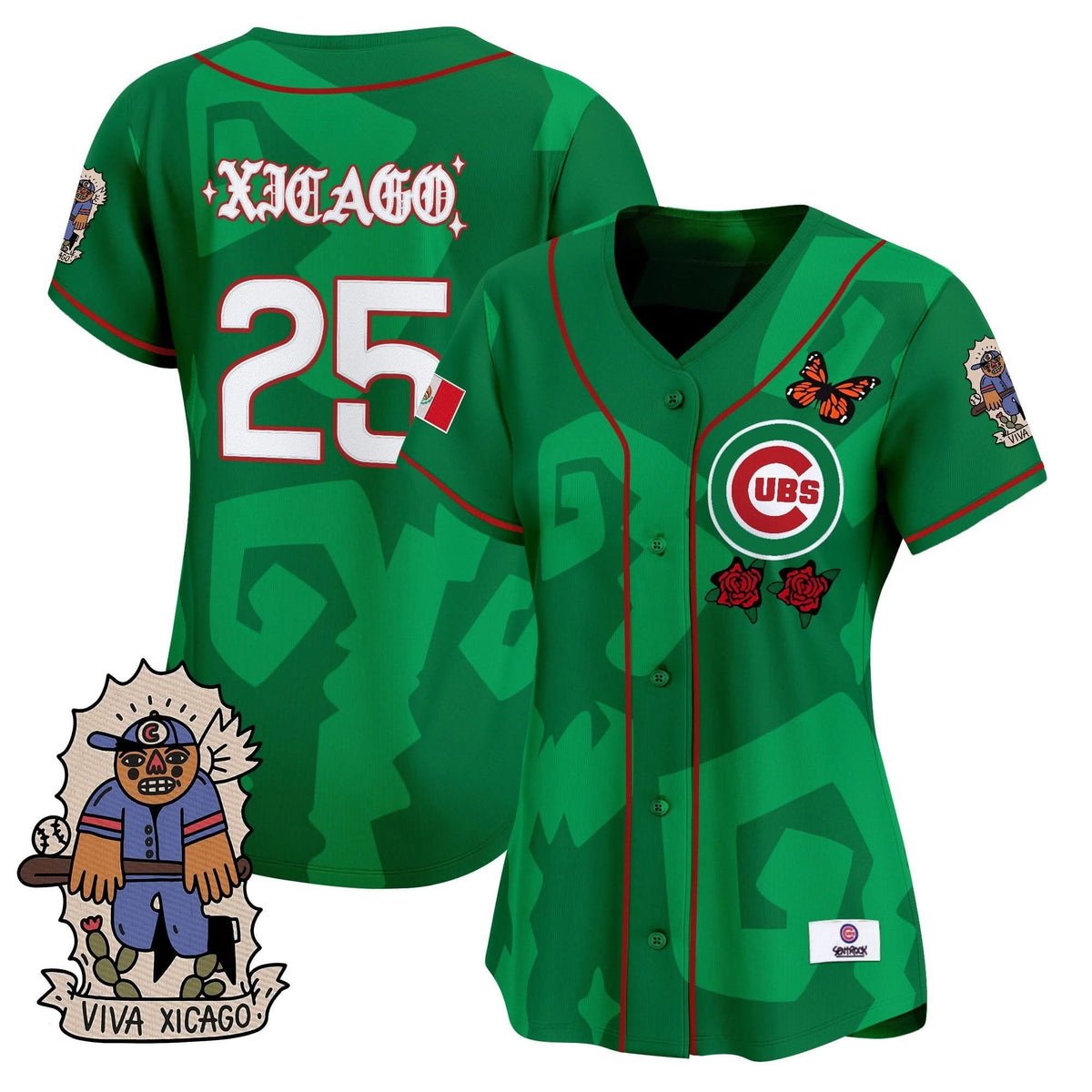 Women's 2025 CC Mexican Heritage Vapor Premier Limited Jersey - Stitched