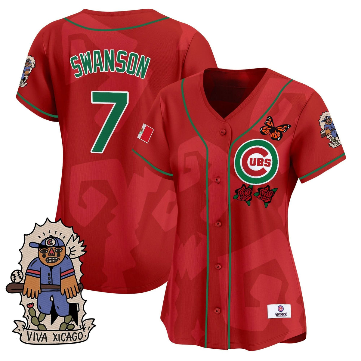 Women's 2025 CC Mexican Heritage Vapor Premier Limited Jersey - Stitched