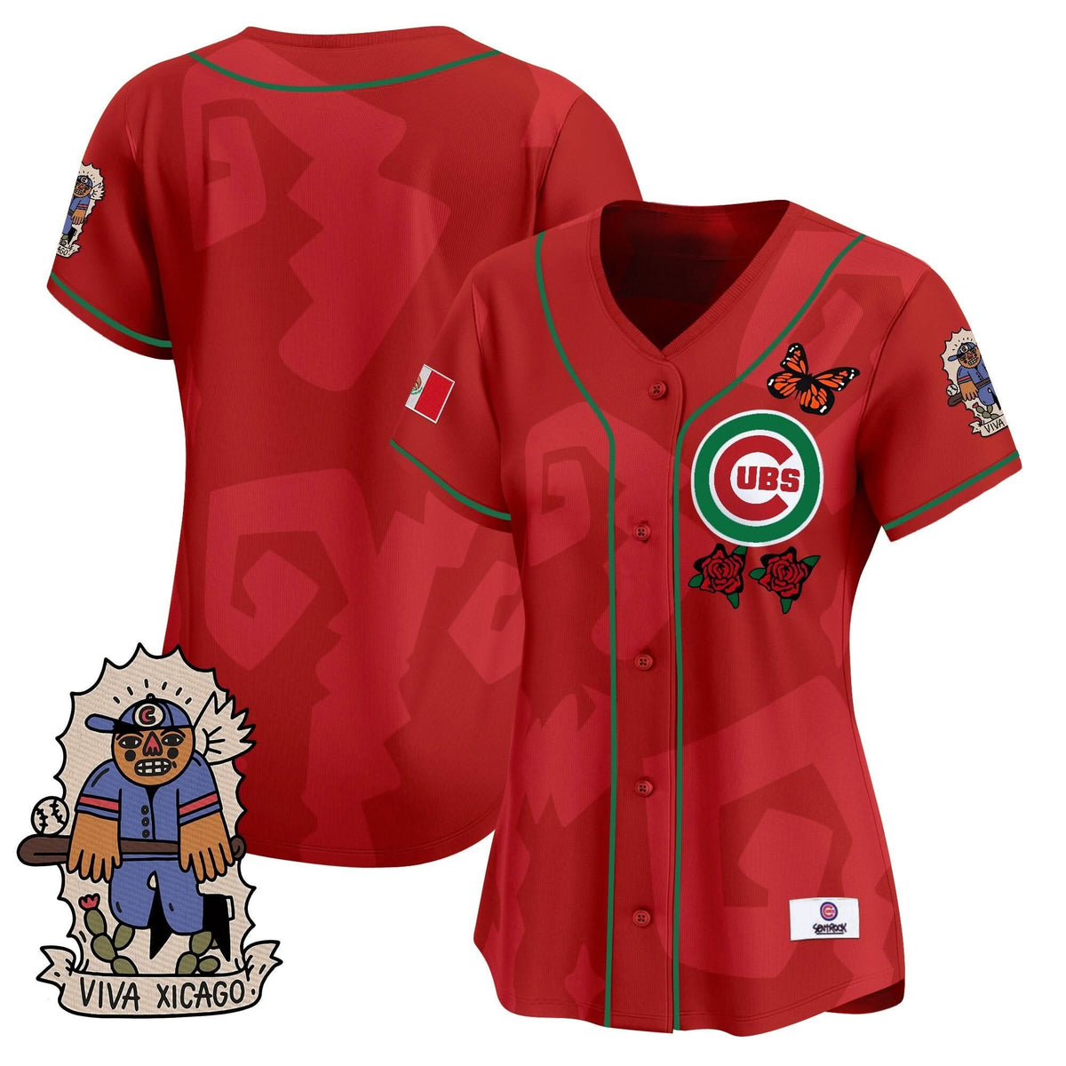 Women's 2025 CC Mexican Heritage Vapor Premier Limited Jersey - Stitched