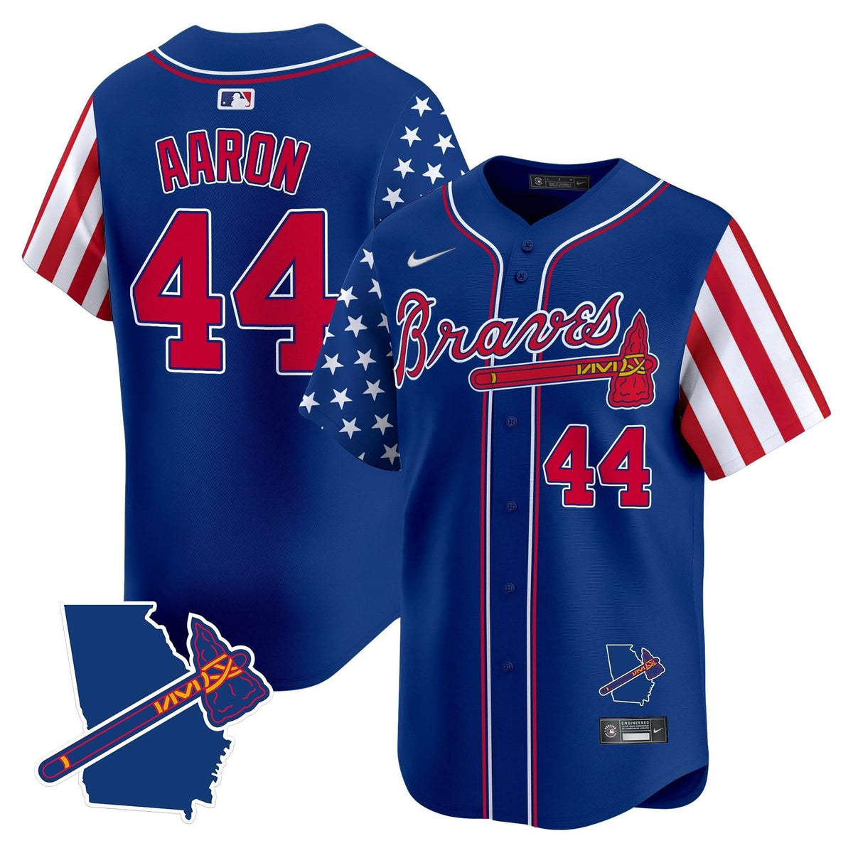 AB 2025 Independence Day Vapor Premier Limited Jersey N1 - Stitched