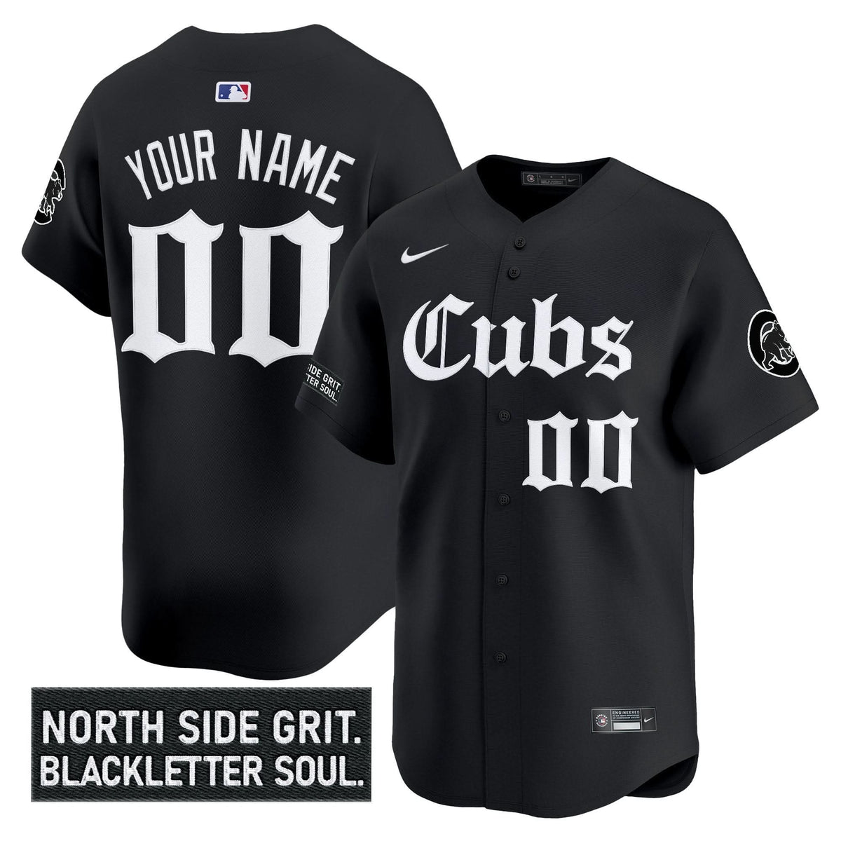 CC 'Gothic North Side Edition' Vapor Premier Limited Custom Jersey - Stitched