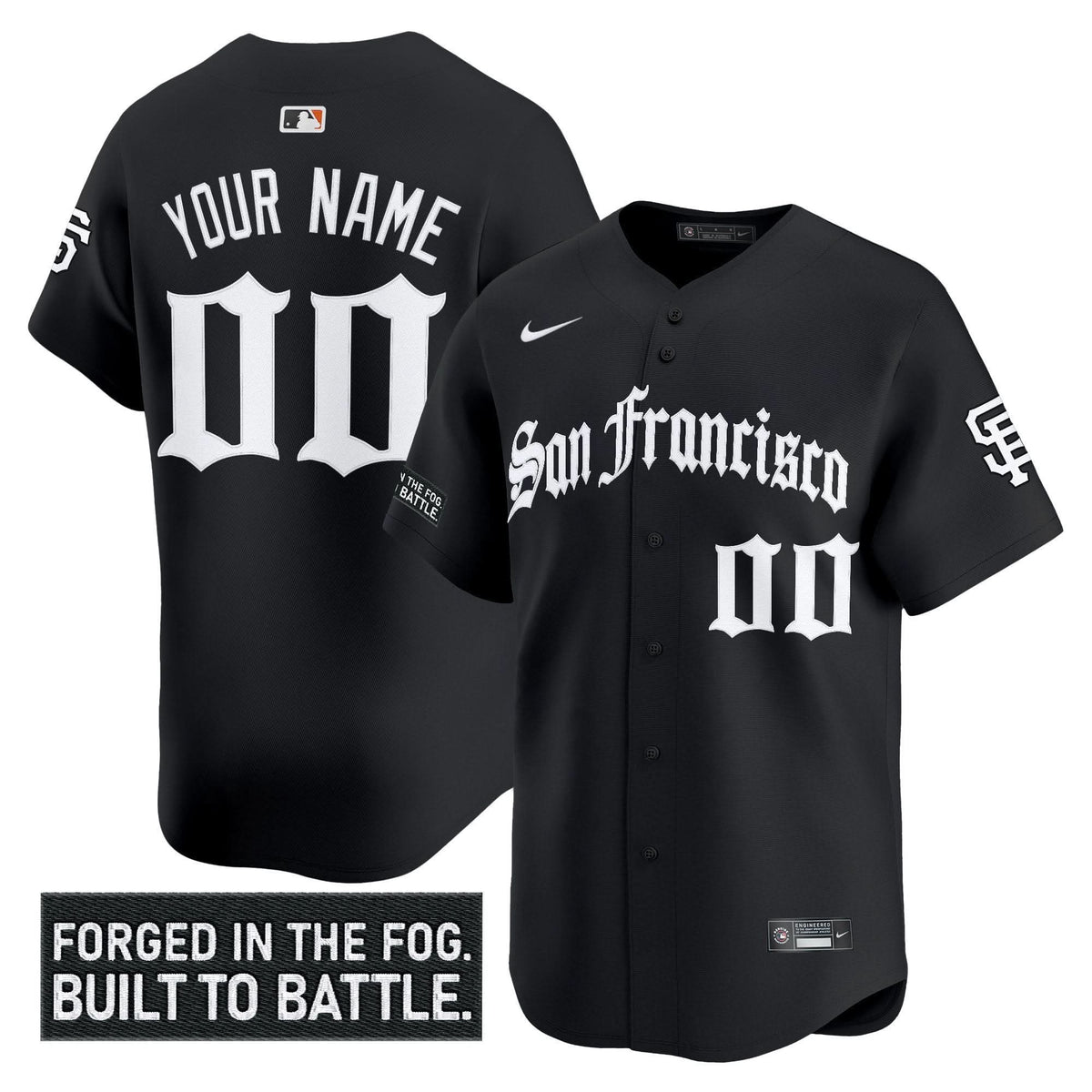 SFG 'Gothic Fog Edition' Vapor Premier Limited Custom Jersey - Stitched