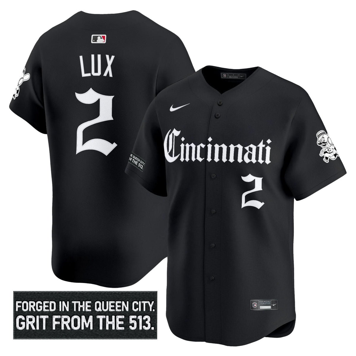 CR 'Gothic Queen City Edition' Vapor Premier Limited Jersey - Stitched