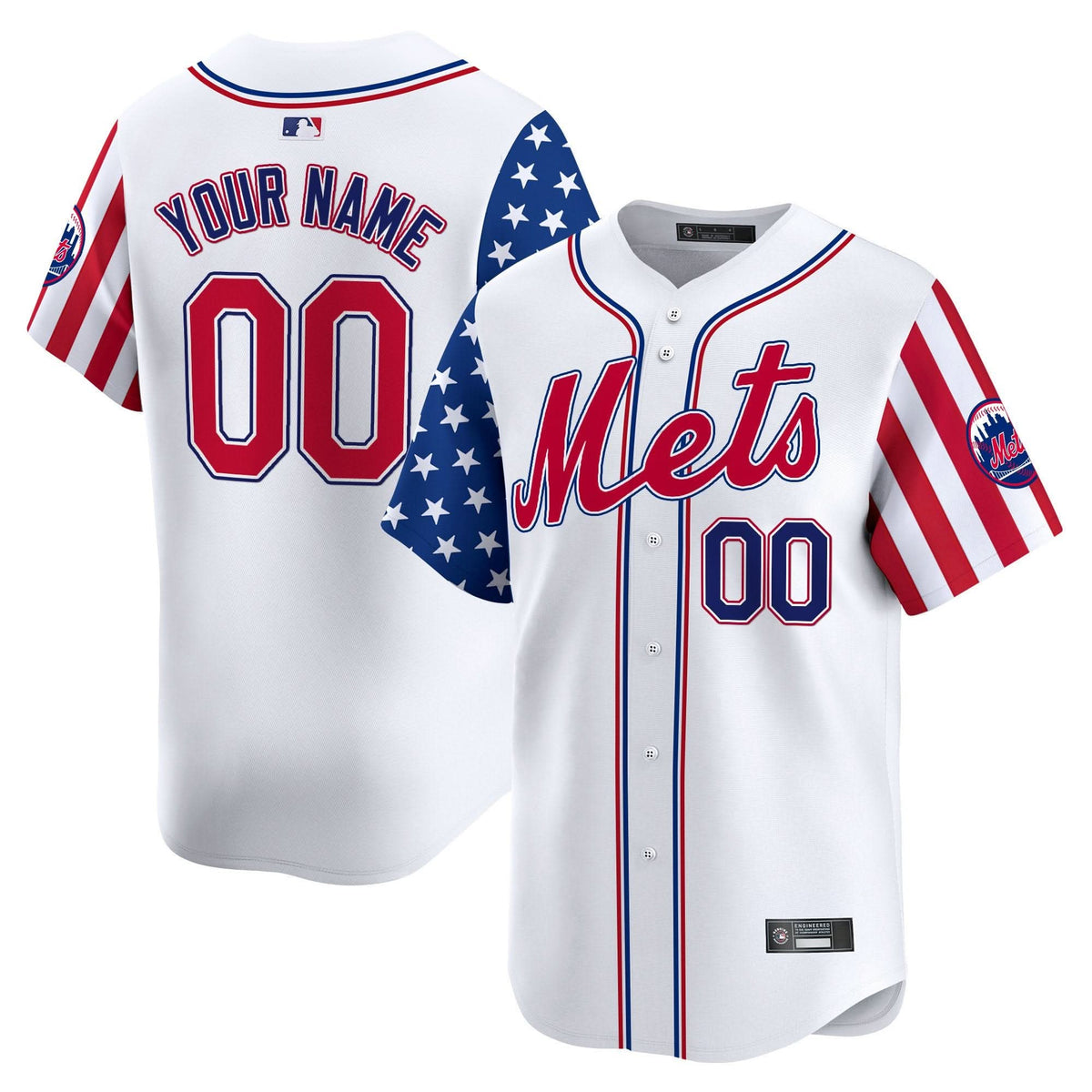NYM 2025 Independence Day Vapor Premier Limited Custom Jersey - Stitched
