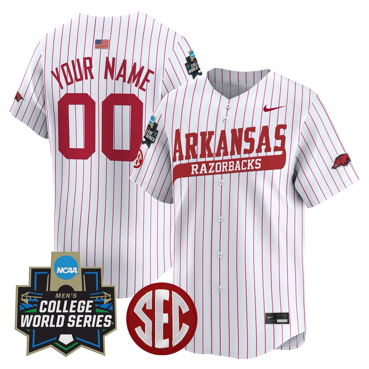 AR 2025 World Series Vapor Premier Limited Custom Jersey - Stitched