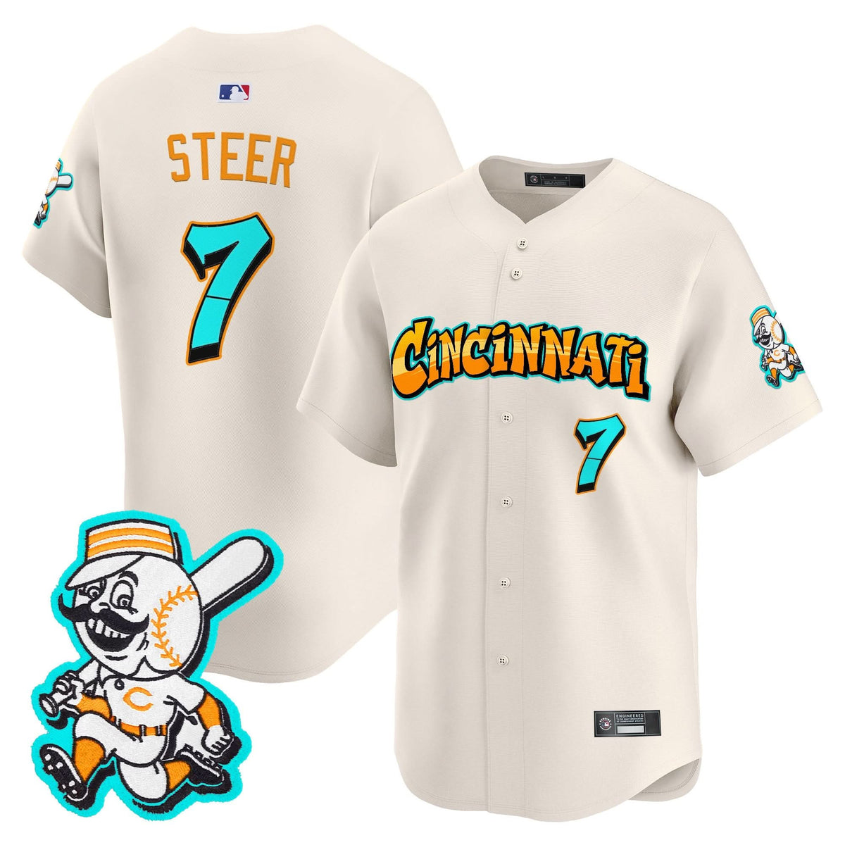 CR 'Graffiti Queen City Edition' Vapor Premier Limited Jersey - Stitched