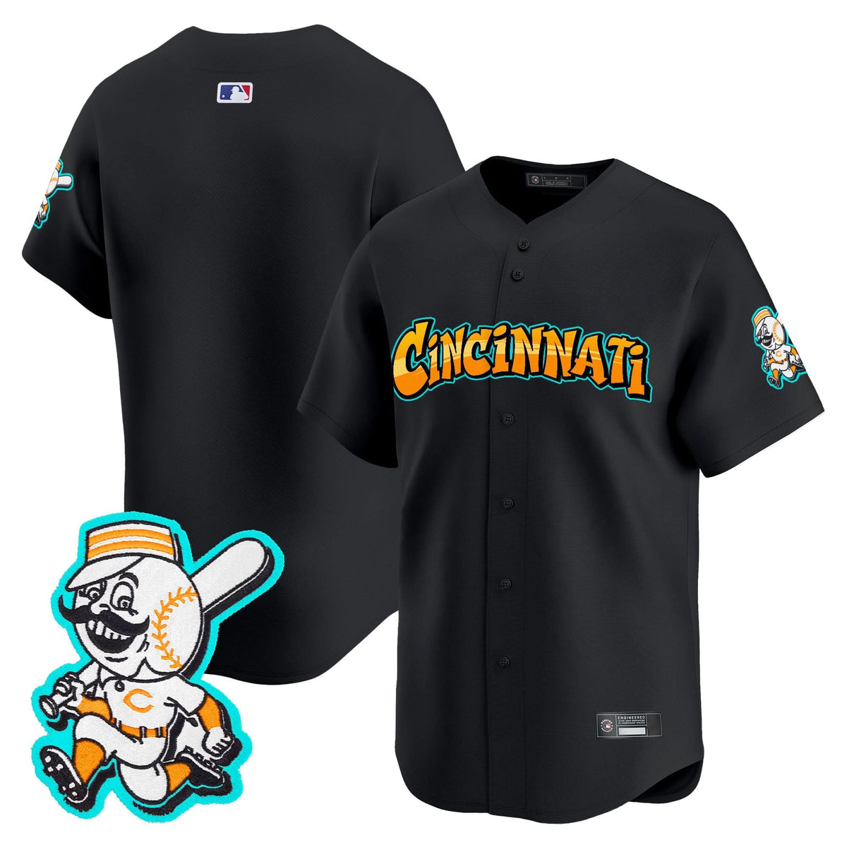 CR 'Graffiti Queen City Edition' Vapor Premier Limited Jersey - Stitched