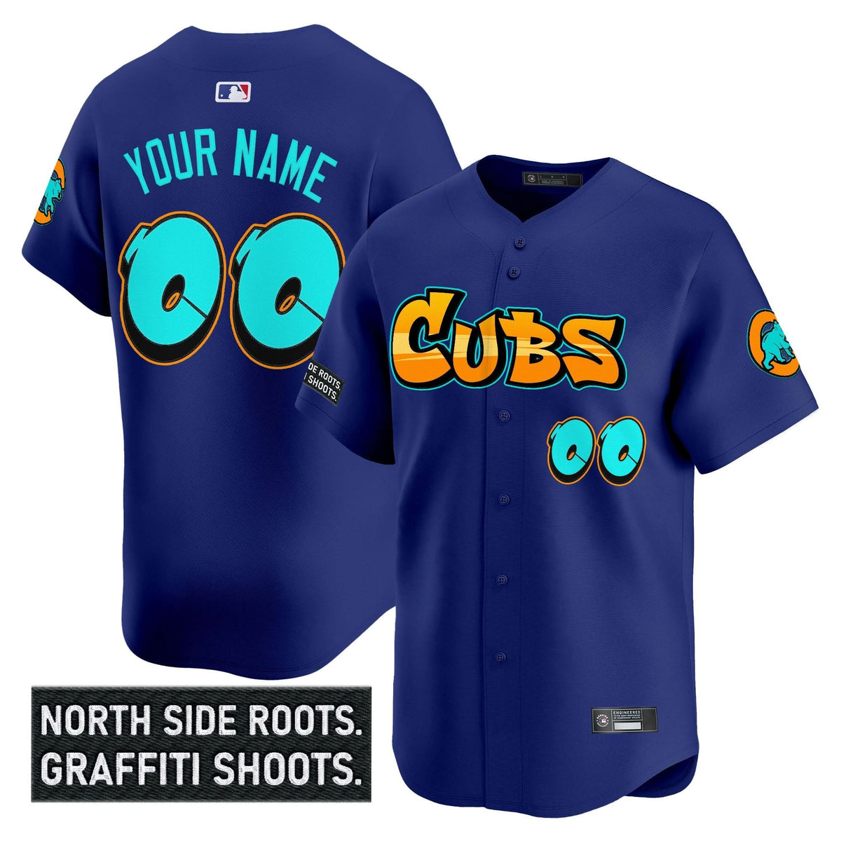CC 'Graffiti North Side Edition' Vapor Premier Limited Custom Jersey - Stitched