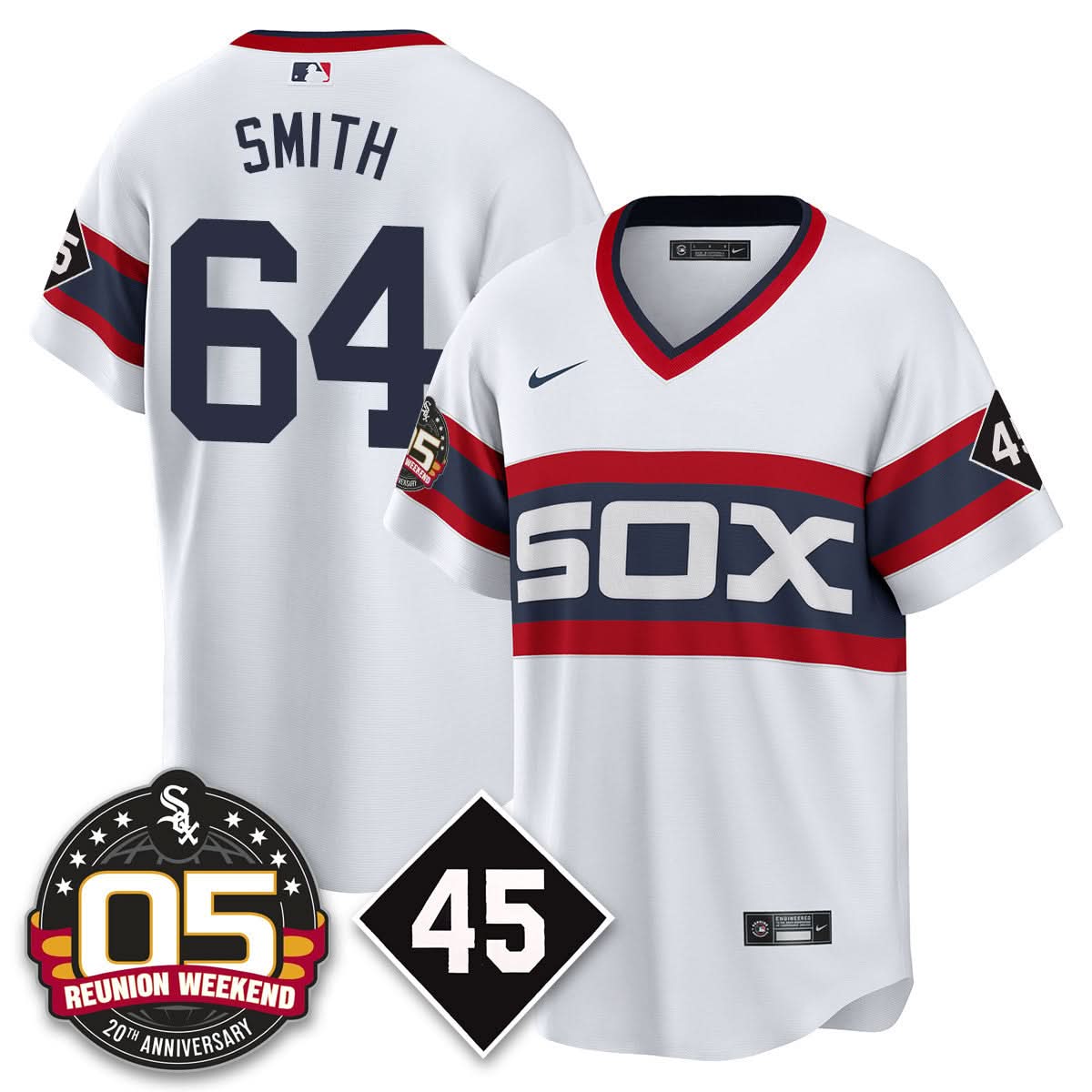 CWS Bobby Jenks 2025 Jersey - Reunion Weekend - Stitched