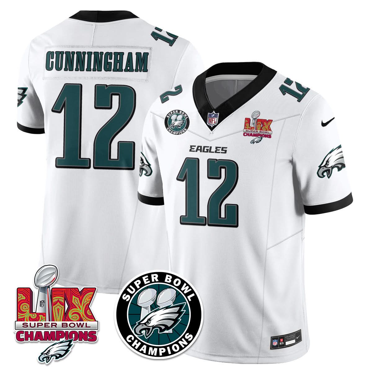 PE Super Bowl LIX Champions Jersey - Stitched