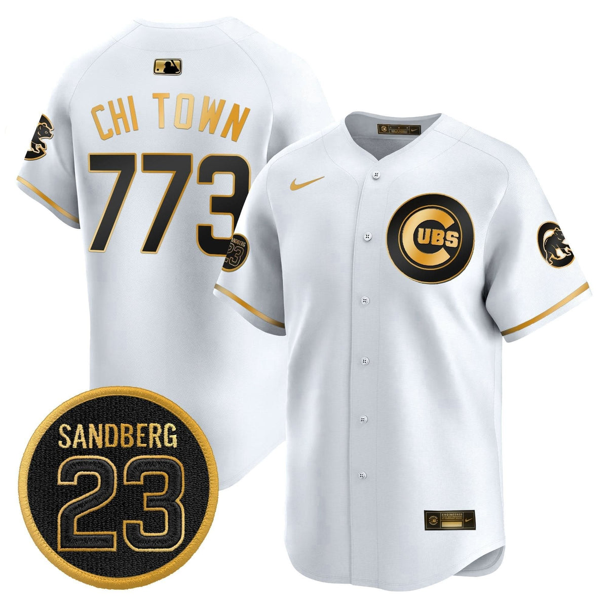 CC 'Ryne Sandberg Tribute' Vapor Premier Limited Jersey V2 - Stitched