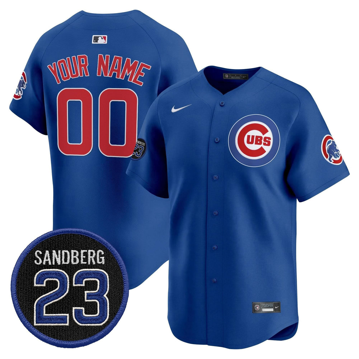 CC 'Ryne Sandberg Tribute' Vapor Premier Limited Custom Jersey V2