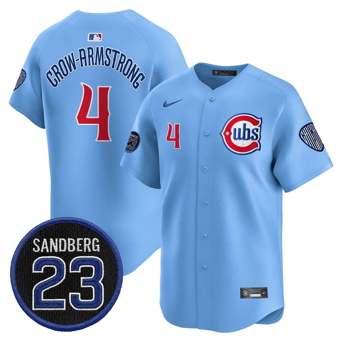 CC 'Ryne Sandberg Tribute' Vapor Premier Limited Jersey V2 - Stitched