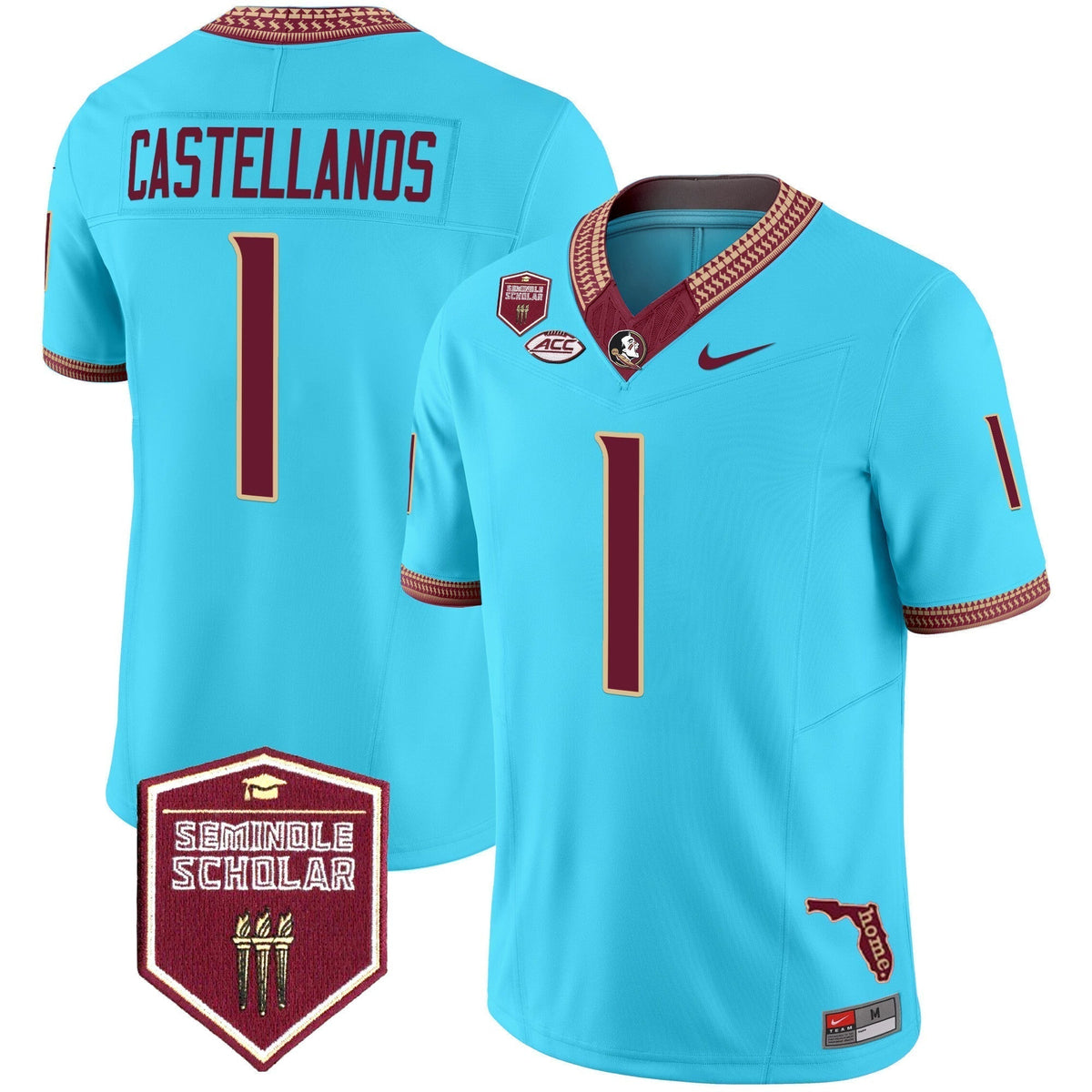 FSS 2025 Seminole Scholar Patch Vapor Limited Jersey