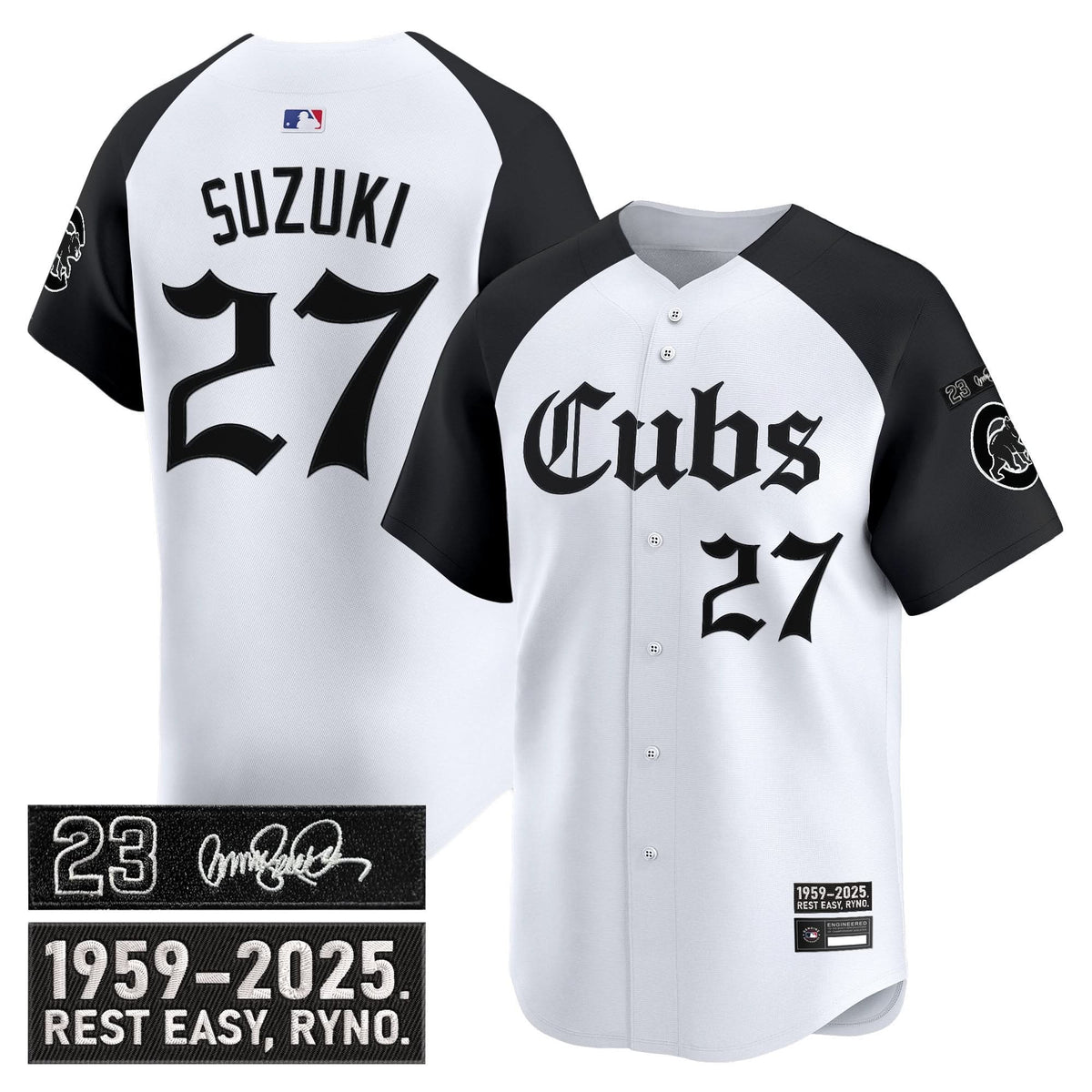 CC 'Ryne Sandberg Tribute' Vapor Premier Limited Jersey - Gothic Edition - Stitched