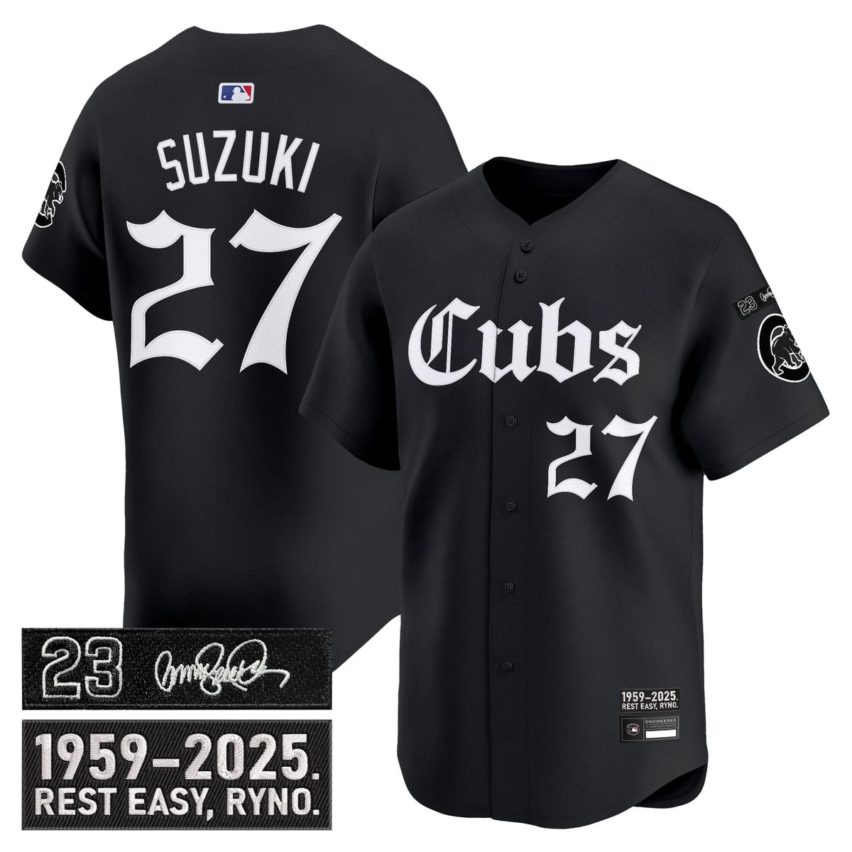 CC 'Ryne Sandberg Tribute' Vapor Premier Limited Jersey - Gothic Edition - Stitched