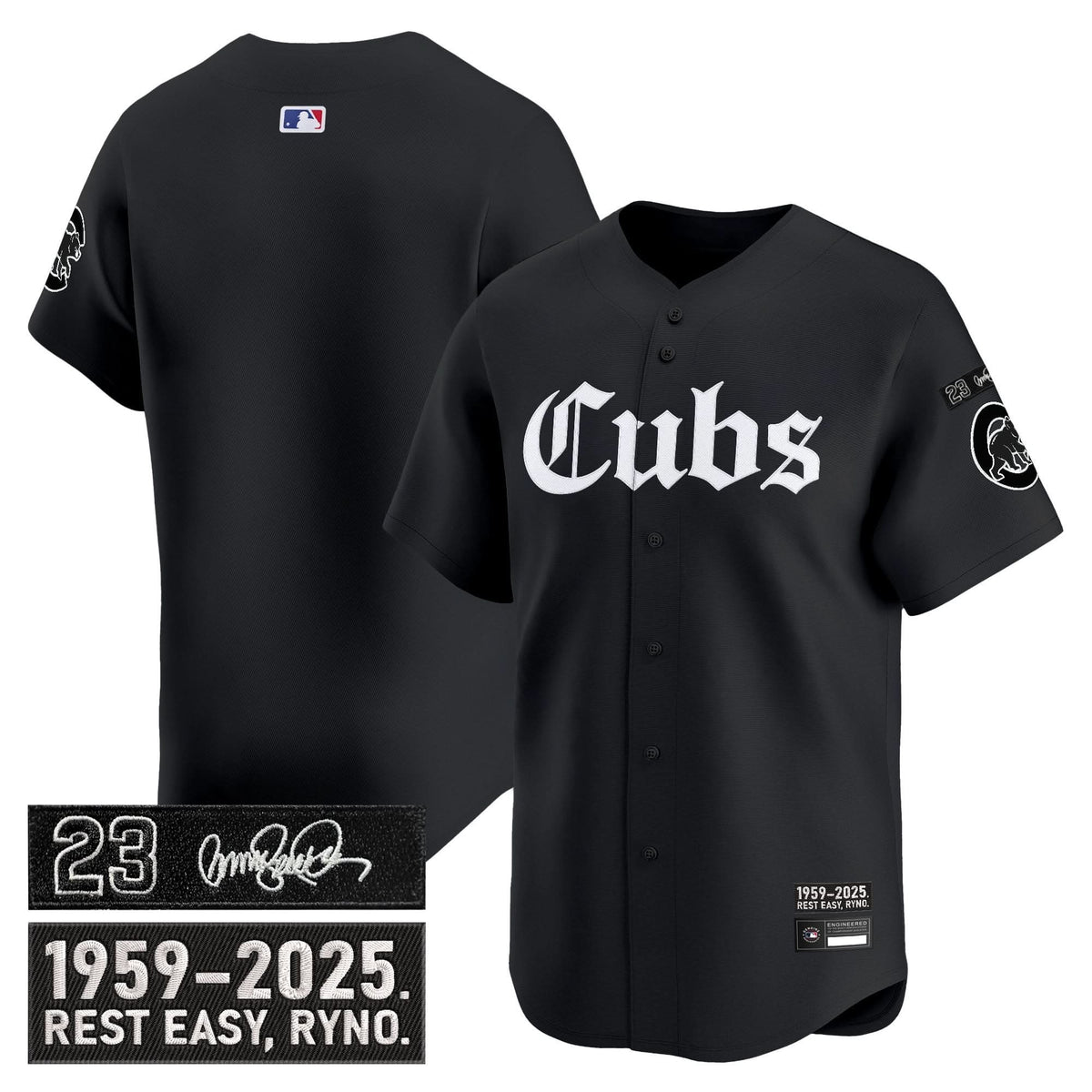 CC 'Ryne Sandberg Tribute' Vapor Premier Limited Jersey - Gothic Edition - Stitched
