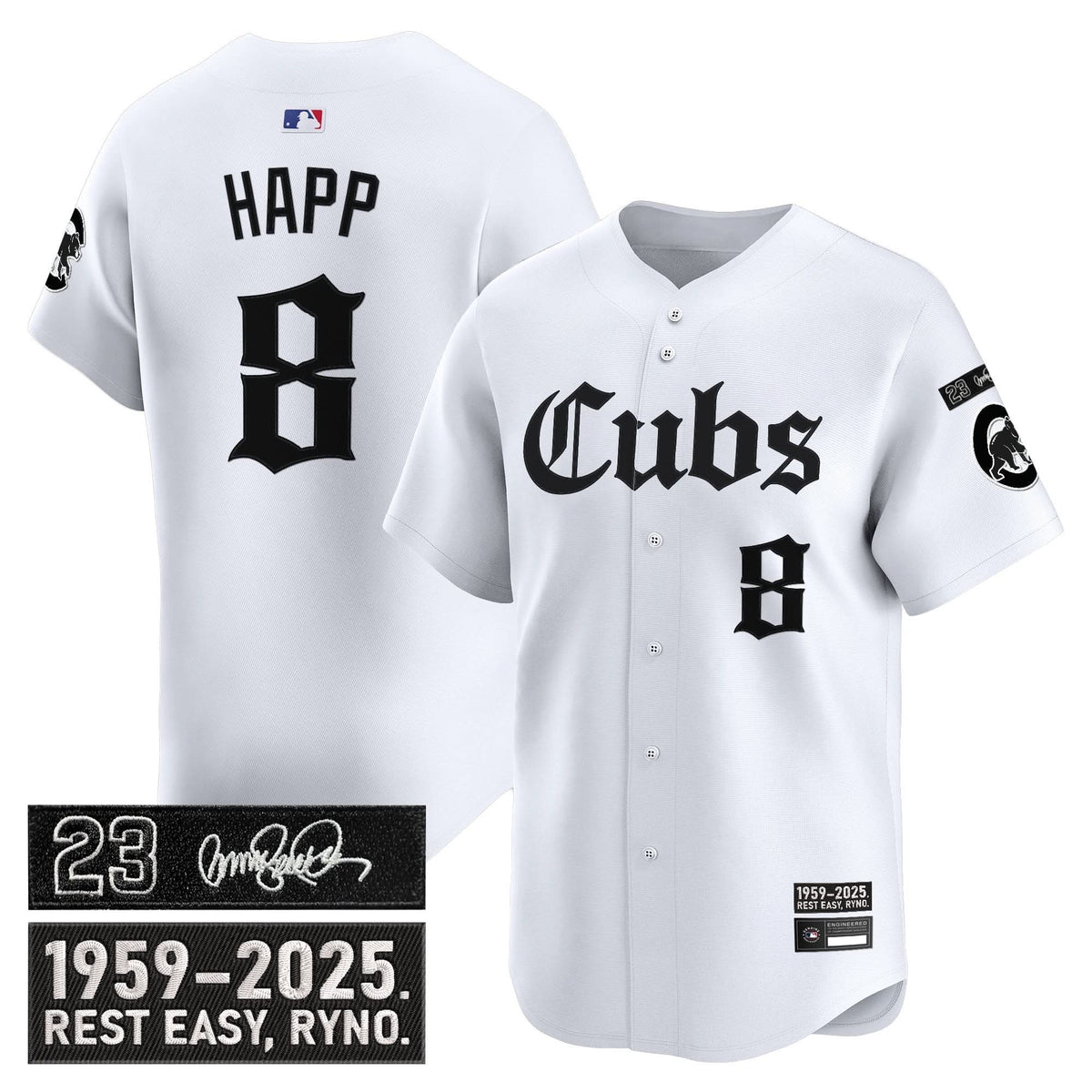 CC 'Ryne Sandberg Tribute' Vapor Premier Limited Jersey - Gothic Edition - Stitched