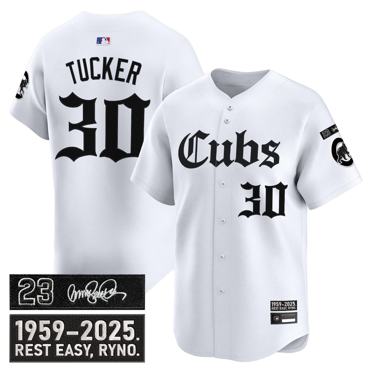 CC 'Ryne Sandberg Tribute' Vapor Premier Limited Jersey - Gothic Edition - Stitched