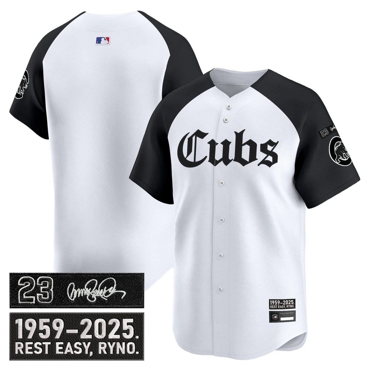 CC 'Ryne Sandberg Tribute' Vapor Premier Limited Jersey - Gothic Edition - Stitched