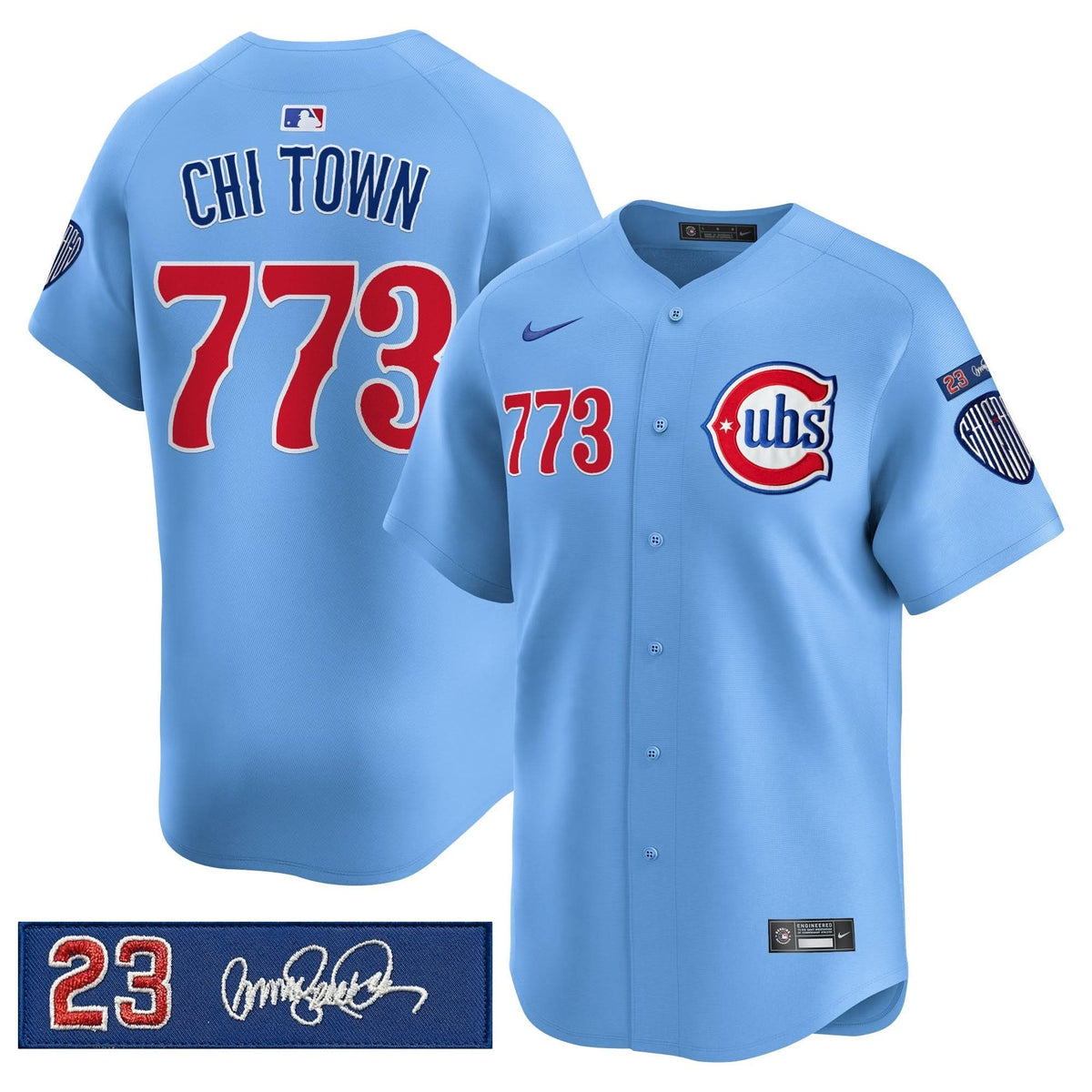 CC 'Ryne Sandberg Tribute' Vapor Premier Limited Jersey V3 - Stitched