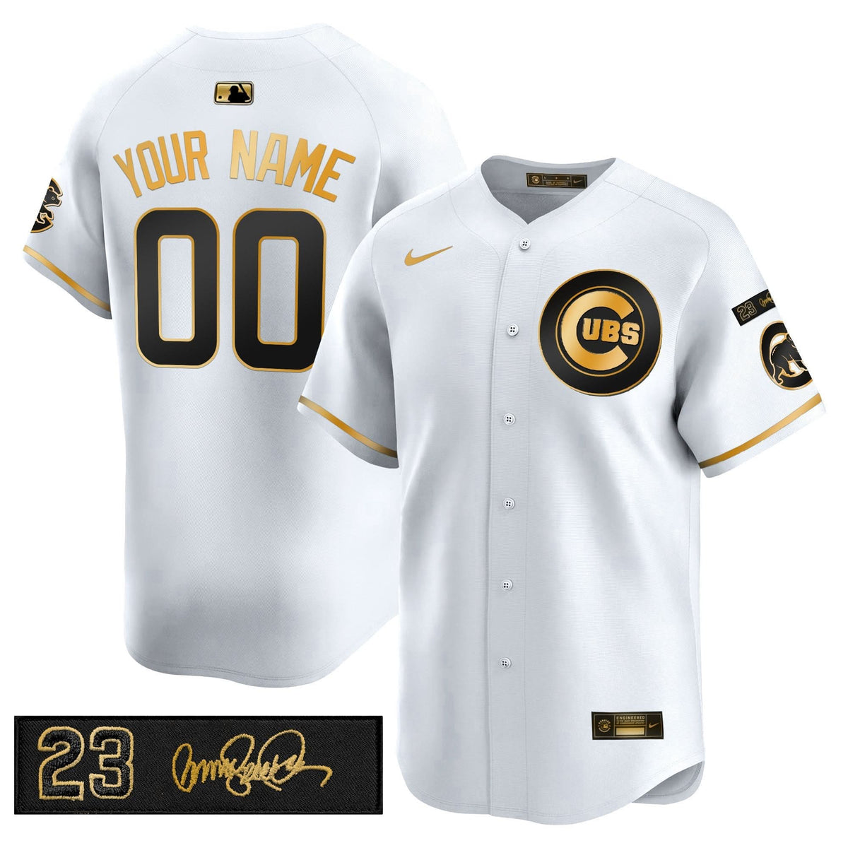 CC 'Ryne Sandberg Tribute' Vapor Premier Limited Custom Jersey V3 - Stitched